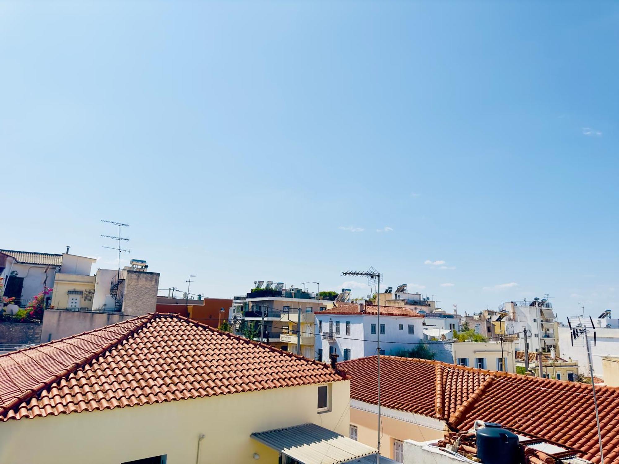 Yuna Penthouse, 100Sqm Private Rooftop Terrasse, Acropolis By Foot Atene Esterno foto