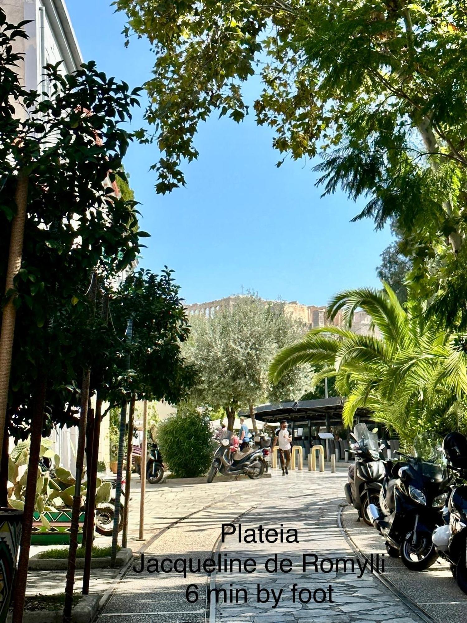 Yuna Penthouse, 100Sqm Private Rooftop Terrasse, Acropolis By Foot Atene Esterno foto